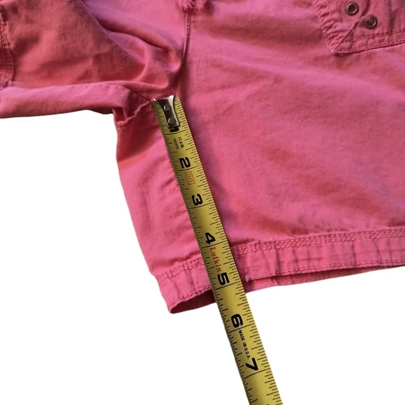 Maurices Salmon Colored Pull On Cotton Shorts with Drawstring Comfort Wa… - Picture 7 of 10